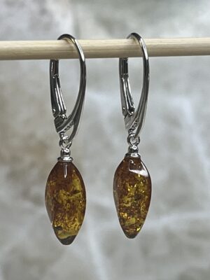 Natural Baltic Amber Earrings