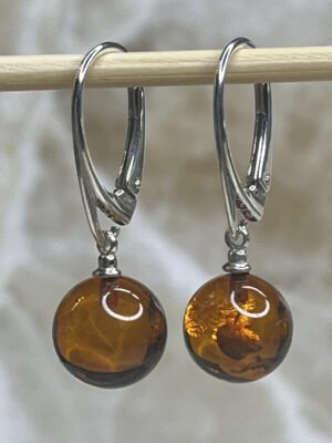 Natural Baltic Amber Earrings