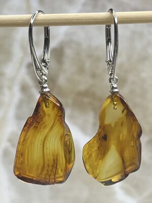 Natural Baltic Amber Earrings