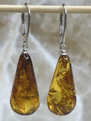 Natural Baltic Amber Earrings
