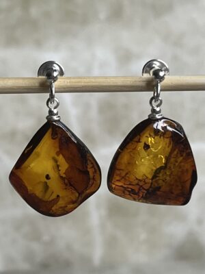 Natural Baltic Amber Earrings