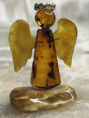 Baltic Amber Angel Figurine