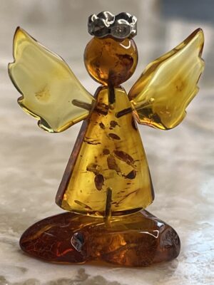 Baltic Amber Angel Figurine