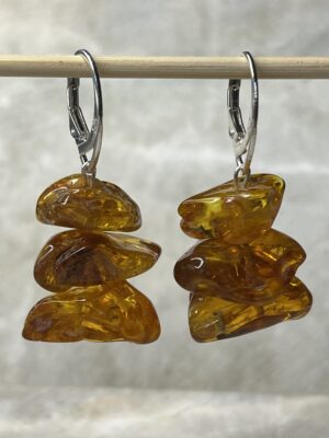 Natural Baltic Amber Earrings