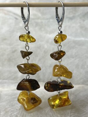 Natural Baltic Amber Earrings