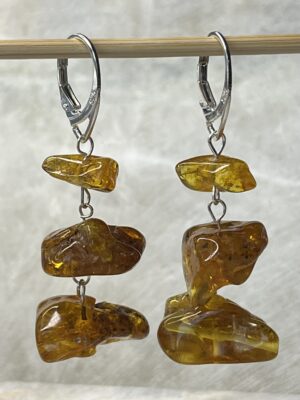 Natural Baltic Amber Earrings
